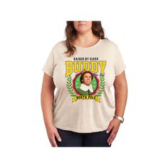 She will love showing off her style with this Plus Size Elf Raised By Elves Graphic Tee. FEATURES Short sleeves ScoopneckFABRIC & CARE Light Gray and Heather Colors: Cotton/Polyester ; Solid Colors: Cotton Machine wash Imported Size: 2X. Color: Beige. Gender: female. Age Group: adult. Plus Size Elf, Buddy The Elf, How To Show Love, Her Style, Light Gray, Fabric Care, Womens Clothing Tops, Gender Female, Elf