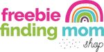 the logo for freebie finding moms shop