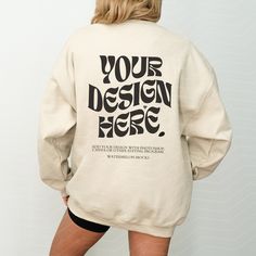 Sweatshirt Model, Sweatshirt Mockup, Save Image, Your Design, Design Store, On Back, Stationery Design, Stationery Paper, Mockup