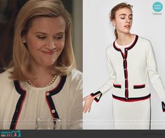 Little Fires Everywhere, Reese Witherspoon, Other Outfits, Contrast Trim, Outfit Details, Dream Closet, Retro Vintage, Lab Coat, Zara