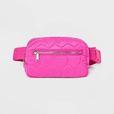 Fanny Pack - Wild Fable™ : Target Trendy School Belt Bag With Zipper Pocket, Trendy Rectangular Belt Bag With Zipper, Pink Travel Belt Bag With Zipper Pouch, Pink Belt Bag With Zipper Pouch For Travel, Trendy Travel Belt Bag With Zipper Closure, Trendy Belt Bag With Removable Pouch For School, Trendy School Belt Bag With Zipper Closure, Pink Belt Bag With Zipper For Everyday, Trendy Pink Belt Bag With Zipper Pocket