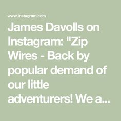 James Davolls on Instagram: "Zip Wires - Back by popular demand of our little adventurers! We absolutely love having this in our outdoor area, as it gives us so many developmental opportunities! By being involved with this enhancement, the children have been able to develop...

Fine motor skills
Gross motor skills
Core muscles
Turn-taking
Working together
Patience
Understanding
Risk-taking
Thinking of ways to do things
Having their own ideas
Sensory Experience

#eyfs #earlyyearseducation #eyfsinspiration #eyfsteachersofinstagram #earlylearning #eyfsteacher #earlyyearsideas #earlyyears #earlyyearsteacher #eyfsideas #riskplay #outdoors #outdoorlearning #zipline" Sensory Experience, Working Together