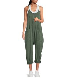 Free People FP Movement Sleeveless Scoop Neck Ankle Length Patch Pocket Hot Shot Onesie | Dillard's Fp Movement Onesie, Free People Movement Onesie, Comfortable Cotton Jumpsuits And Rompers With Pockets, Comfortable Cotton Jumpsuits With Side Pockets, Comfortable Jumpsuits And Rompers With Pockets, Stretch Overalls With Pockets, Sleeveless Stretch Jumpsuits And Rompers With Pockets, Sleeveless Stretch Jumpsuit With Pockets, Sleeveless Summer Overalls With Side Pockets