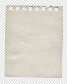 an old torn piece of paper with holes in it on a transparent background png clipart