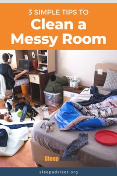 three simple tips to clean a messy room