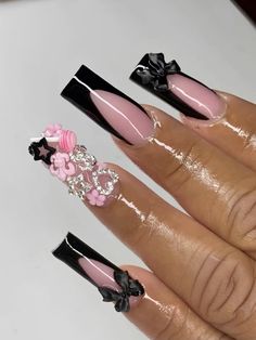 Cute Toe Nails, Long Square Acrylic Nails, Acrylic Nails Coffin