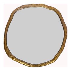 Foundry Mirror Large Gold 1 Large Gold Mirror, Spring Interiors, Gold Mirror Wall, Mirror Large, Contemporary Wall Mirrors, Large Wall Mirror, Gold Beauty, High Fashion Home, Large Mirror