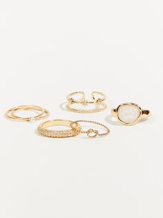 Enhance your ring collection with this 6-pack of glitz dainty rings, offering a variety of sparkling designs that effortlessly add a touch of glamour to your outfits for any occasion. Dainty Open Ring For Party, Trendy Midi Rings For Party, Trendy Open Ring Midi Rings For Wedding, Trendy Rose Gold Midi Rings For Wedding, Trendy Midi Open Ring For Wedding, Delicate Gold Rings For Party, Delicate Gold Party Rings, Trendy Wedding Midi Rings, Trendy Rose Gold Open Midi Rings