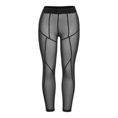 Voguable   Mesh See Through Pants Women 2021 Hot Sexy High Waist Patchwork Sheer Leggings Body-shaping Baddie Style Skinny Trousers voguable Fitted Black Bottoms For Club, Sheer High-waist Nylon Bottoms, Thigh-high Compression Bottoms For Night Out, Black Mesh Pants For Night Out, Sporty Stretch Bottoms For Night Out, Stretch Black Club Bottoms, Black Stretch Bottoms For Club, Tight Black Sheer Leggings, Black Sheer Tight Leggings