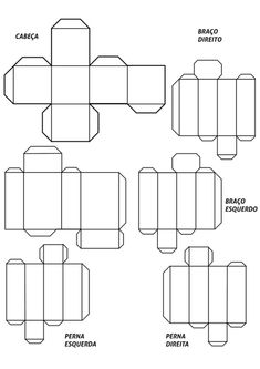 printable paper box templates with instructions to make them look like they are in different sizes