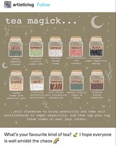 Witchy Things To Do, Witch Craft Aesthetic, Soft Witch Aesthetic, Tea Magick, Wicca Crafts, Crafting Witch, Witch Tea, Plant Witch, Witch Life