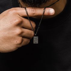 Seeking Knowledge, Educate Yourself, My Lord, Minimal Space, Necklace Men, Men Jewelry, Men's Necklace, Real Gold, Men Necklace