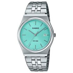 Great shopping ideas for Casio Vintage Silver Turquoise Blue Stainless Steel Classic Watch MTPB145D-2A1, Jewelry & Watches Turquoise Watch, Casio Vintage, Casa Vintage, Best Jewelry, Classic Watches, Shopping Ideas, Stainless Steel Band, Tiffany Blue, Silver Turquoise