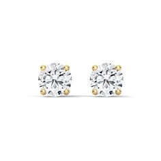 These beautiful Lab-Grown Diamond Round Brilliant Solitaire Four Prong Basket Set with 14k White Gold Studs are a true statement piece. Crafted in US sourced 14k Gold and casted in the heart of the Diamond District. Each diamond is DEF in color and VS-VVS in Clarity. All stones are Ideal cuts and manufactured by Steinhardt & Stones! These Earrings will be shipped out within 3-5 business days with express shipping! Stones less than 1 carats each will be sold as non-certified. Vs Clarity Yellow Gold Diamond Earrings, Yellow Gold Diamond Earrings With Vs Clarity, 14k Yellow Gold Diamond Earrings With Vs Clarity, Fine Jewelry Yellow Gold Diamond Earrings With Vs Clarity, Yellow Gold Round Cut Lab Grown Diamond Earrings, Yellow Gold Solitaire Earrings With Cubic Zirconia, Yellow Gold Solitaire Earrings, Round Cut, Yellow Gold Solitaire Earrings Round Cut, Classic Yellow Gold Lab Grown Diamond Earrings