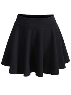 falda plisada cintura elástica-negro Mode Monochrome, Pleated Black Skirt, Knee Length Pleated Skirt, Short Pleated Skirt, Pleated Flare Skirt, Short Summer Skirts, Short Black Skirt, Elastic Waistband Skirt, Pleated Skirt Short