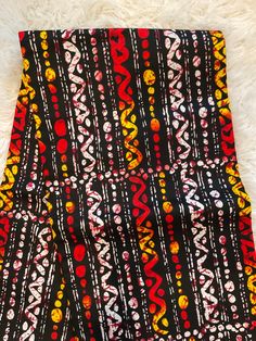 This  African Fabric is high quality African print made from cotton and it's 45 inches wide. It is used for making African Clothing, African quilts, & For Home decoration. FYI: Print is Double sided. The listing is for 1, 6 yards and Headwrap Each piece of fabric measures:  36in by 45in for 1 yard 216in by 45in for 6 yards 72in by 22in for Head wrap If you purchase more than one yard, you will receive one continuous piece. *If you require more than what I have listed, feel free to send me email. CARE INSTRUCTIONS: *DO NOT BLEACH *Hand wash with cold water and mild soap or Dry clean *Press with hot iron for a crispy look. Color may be different due to your monitor Cotton Digital Prints With All Over Pattern, Fitted Multicolor Digital Print Cotton Tops, Cotton Batik Print In Multicolor, Cotton Batik Print Multicolor Prints, Multicolor Cotton Batik Print Patterns, Cotton Batik Print Fabric, Ankara Fabric African Textiles Wax, African Headwrap, Cotton Fabric With Multicolor Batik Print