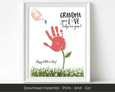 a hand print with the words, mommy you've had to give up your life