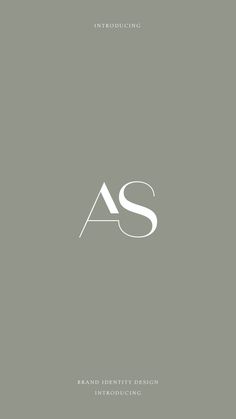 the letter s is shown in white on a gray background with an as logo above it