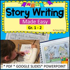 the story writing made easy gr 1 - 2 with google slides and powerpoint text