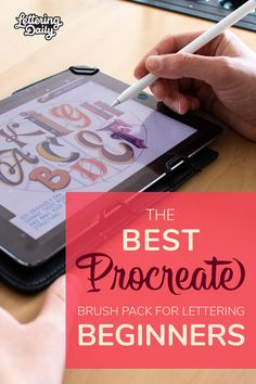 the best procreate brush pack for lettering beginners is here to help you learn how to use it