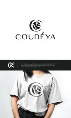 a woman wearing a t - shirt with the word coudeya on it