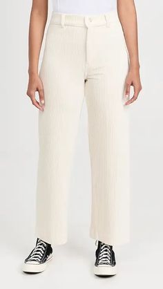 Z Supply Farah Pants | Shopbop Chic Ribbed Elastane Bottoms, Chic Beige Wide Leg Mid-rise Pants, Chic Beige Mid-rise Wide Leg Pants, Spring Ribbed Elastane Pants, Chic Wide Leg Pants With Ribbed Waistband, Wide Leg Pants With Ribbed Waistband For Fall, Ribbed Workwear Pants, Spring Ribbed Elastane Bottoms, Full-length Ribbed Pants For Workwear