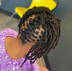 Short Loc Updo, Short Loc Updo Styles, Dreads Men, Updo With Bangs, Sisterlocks Styles Updo, Natural Hair Maintenance