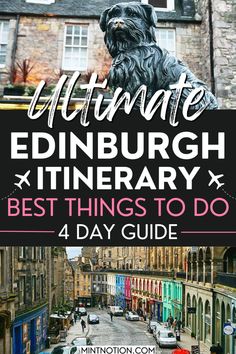 Visiting Edinburgh for the first time? This 4 days in Edinburgh itinerary includes the best things to do, where to stay, what to eat, common tourist mistakes to avoid, and the best daytrip ideas from Edinburgh. Long weekend in Scotland. Edinburgh Scotland Travel, Edinburgh Travel, Scotland Vacation, Visit Edinburgh, Scotland Trip, Uk Trip, Travel Scotland