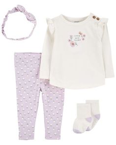 Baby 4-Piece Floral Outfit Set - Carter's | Carter's