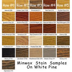 White Pine Minwax Stain Color Samples Each color sample is made using the same Wisconsin White Pine Wood that we use to craft the Floating Mantles & the Floating Shelves we offer. CHECK OUT MANTLES HERE:  https://rusticaroundthehouse.etsy.com/listing/1561492190/distressed-fireplace-mantel-wood CHECK OUT FLOATING SHELVES HERE: https://rusticaroundthehouse.etsy.com/listing/1654986612/floating-shelf-rustic-shelf-fireplace Purchasing samples allows you to see exactly how the color of your choice will look on your Mantle or Floating shelves. These stain samples will be a good representation for any project where White Pine will be used. Each sample is approximately  3.5" x 3.5" x  ¾" Please Note: Our typical turnaround time to make samples is 3 to 5 days. However, we do ship samples sooner when Pine Stain Colors, Accent Paint Colors, Minwax Stain Colors, Jacobean Stain, Coffee Mug Holder, Red Chestnut, Custom Barn Doors, Minwax Stain, Pine Doors