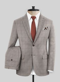 Stand out at premium events and weddings with our Napoleon Brown Glen Suit, which will give you a trendy look. Crafted from a wool blend fabric, the classy plaid design in brown shade ensures comfort and confidence. So offer an instant sophisticated look with our elegant suit that puts you in the limelight. 
 
 Look Includes   Napolean Brown Glen  Fabric  Two Button Jacket Style  Notch Lapel  Horn Brown Buttons  Single Vent  Three Cuff Buttons  Two Welted Back Pockets on Trousers   You can chang Tailored Brown Formal Blazer, Tailored Brown Blazer For Formal Occasions, Formal Brown Tailored Blazer, Fitted Brown Suits For Formal Occasions, Brown Tailored Blazer For Formal Occasions, Classic Suits In Suiting Fabric For Fall, Formal Fitted Brown Suits, Brown Fitted Formal Suits, Classic Brown Suit For Work