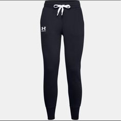 Under Armour Women's Ua Rival Fleece Navy Joggers Size Large Nwt Legging Adidas, Under Armour Joggers, Women Jogger Pants, Jogging Bottoms, Performance Wear, Under Armour Pants, Fashion Joggers, Joggers Womens, Fleece Joggers