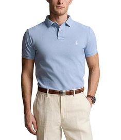 Polo Ralph Lauren Custom Slim Fit Solid Mesh Polo Shirt | Dillard's Dillard's, Custom Fit, Polo Ralph, Polo Ralph Lauren, Polo Shirt, Ralph Lauren, Slim Fit, Mesh, Clothes