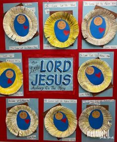 paper plate crafts depicting the story of jesus