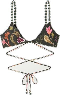 Bohemian Triangle Top Swimwear For Party, Embellished Swimwear For Summer, Embellished Swimwear For Summer Beachwear, Embellished Beachwear Swimwear For Summer, Festival Embellished Fitted Swimwear, Festival Fitted Embellished Swimwear, Net A Porter, Bra Sizes, Habitat