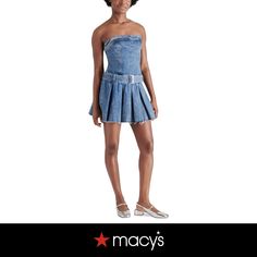 in stock Strapless Denim Dress, Denim Dress, Steve Madden, Blue Dresses, Blue Denim, Pick Up, In Store, Buy Online, Women Accessories