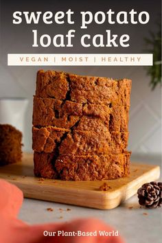 Dive into this fascinating step-by-step guide to baking a divine sweet potato cake that radiates warmth and comfort. This wholesome dessert combines delectably sweet and savory notes that tantilize the tastebuds and soothe the soul. Let's unlock this secret recipe that promises a memorable baking experience and a flavor-packed result every time. Gluten Free Sweet Potato, Sweet Potato Bread, Sweet Potato Cake, Potato Puree, Potato Bread, Desserts Vegan, Gluten Free Sweet, Vegan And Gluten Free