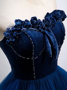 Blue Tulle Dress For Banquet, Blue Ruffled Dress For Debutante Ball, Blue Tulle Evening Dress For Banquets, Royal Blue Sleeveless Tulle Dress, Blue Sleeveless Ball Gown For Banquet, Sleeveless Blue Ball Gown For Banquet, Blue Tulle Evening Dress For Banquet, Blue Ruffled Dress For Banquet, Blue Sweetheart Neckline Dress For Debutante Ball