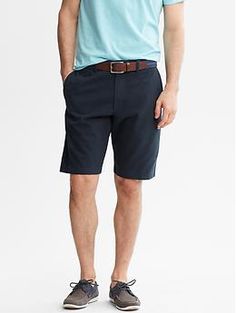 Solid Short | Banana Republic Casual Business Bottoms With Patch Pockets, Casual Bottoms With Patch Pockets For Business Casual, Casual Flat Front Bottoms With Belt Loops, Casual Business Bottoms With Side Pockets, Casual Flat Front Bottoms With Pockets, Casual Bottoms With Pockets And Flat Front, Casual Bottoms With Patch Pockets And Flat Front, Casual 4-way Stretch Shorts With Side Pockets, Functional 4-way Stretch Shorts With Pockets