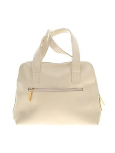 Chantelle Paris Satchel Size: One Size Bags - used. No Fabric Content, Solid | Chantelle Paris Satchel: Ivory Solid Bags Cream Satchel Box Bag With Detachable Strap, Formal Cream Handheld Shoulder Bag, Formal Cream Hobo Bag With Detachable Strap, Cream Satchel With Zipper For Daily Use, Cream Handheld Satchel For Evening, Cream Satchel With Zipper Closure For Daily Use, Cream Hobo Bag With Double Handle, Elegant Cream Satchel With Zipper Closure, Cream Evening Satchel Tote