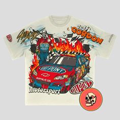 Jeff Gordon Racing Monogram T-ShirtCelebrate your love for racing with the Jeff Gordon Racing Monogram T-Shirt. This casual. short-sleeve tee is perfect for daily wear. offering comfort and style in all seasons. Made from high-quality cotton. the Jeff Gordon Racing Monogram T-Shirt ensures breathability and durability. making it a great addition to any racing fan's wardrobe.To ensure you select the correct size for the Jeff Gordon Tee. kindly consult the size chart below. We advise against selec Sports Couples, Y2k Harajuku, Friends Sweatshirt, Monogram T Shirts, Jeff Gordon, Monogram Prints, Harajuku Fashion, Oversized T Shirt, Mens Sweatshirts Hoodie