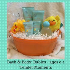 the bath and body babies - ages 1 to 4 are in a bowl with sea salt