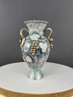 This vintage ceramic vase, hailing from the 20th century, is a delightful and versatile decor piece. Crafted from ceramic, it embodies the design aesthetics of its era, offering both functionality and aesthetic appeal. With dimensions of 36/22 cm, the vase strikes a balance between commanding presence and delicate proportions. The mid-20th century was marked by diverse design influences, and this vase might reflect the eclectic styles of that time. Ideal for collectors and those who appreciate t Aesthetic Vase, French Vase, Victorian Vases, Vase Ideas, Fire Icons, Antique Vases, Vase Antique, Historical Design, Design Aesthetics