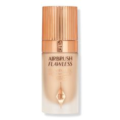 5 Neutral Airbrush Flawless Longwear Foundation - Charlotte Tilbury | Ulta Beauty Airbrush Flawless Foundation, Charlotte Tilbury Airbrush Flawless, Ultra Beauty, Airbrush Foundation, Flawless Foundation, Women Skin, Too Faced Foundation, Makeup Items, Beauty Stuff