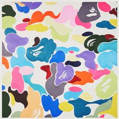 Bape Multi Camo UltraGiclée Print by Shark Seijin Bape Backgrounds, Bape Camo, Bape Art, Supreme Skateboard, Takashi Murakami, Graphic Wallpaper, Boba Fett, 30th Anniversary, Street Artists