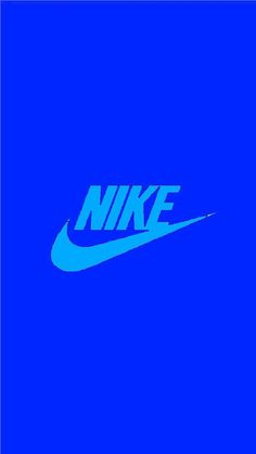 the nike logo on a dark blue background