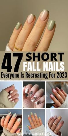 Trendy Fall Nails Short, Nails Short Fall, Nails 2023 Fall, Fall Nails Short, Fall Nails Inspiration, Nails Ideas Autumn, Fall Nails Trendy, Short Fall Nails, Fall Nails 2023