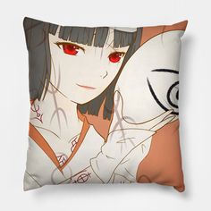 a pillow with an anime character on it