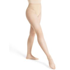 Worn by dancers, performers, and celebrities alike, the Professional Fishnet Seamless Tight is highly regarded for its incredible stretch and hold. The matte, semi-opaque fabric is durable, body-conforming, and will not slip or sag. This versatile tight features solid footbeds that add comfort and prevent internal slipping. Features an elastic waistband that will stay securely in place all day. Dyed-to-match gusset for freedom of movement. Made in Italy for studio, stage, screen, and fashion. Av Stretch Full Length Leotard, Fitted Smoothing Beige Hosiery, Sheer Micro-elastic Mesh Bottoms, High Stretch Full Length Dance Tights, High Stretch Full-length Dance Tights, Beige Smoothing Stretch Tights, Beige Stretch Thigh High Hosiery, Beige Stretch Thigh-high Hosiery, Micro-elastic Footless Legwear For Dance