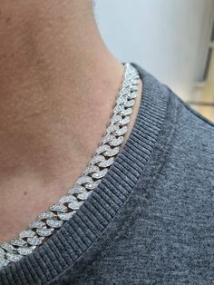 925 sterling silver necklace Silver Chain For Men, Silver Necklaces Women, Mens Silver Necklace, Chains For Men, Silver Man, Sterling Silver Necklace, Solid 925 Sterling Silver, Sterling Silver Necklaces, Silver Necklaces